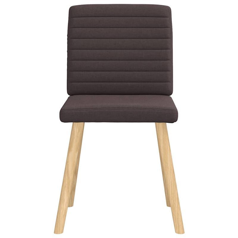 Casa si Gradina - Mobilier - Scaune si fotolii - Scaune - Scaune de bucatarie, 4 buc., maro inchis, material textil - Infinity.ro