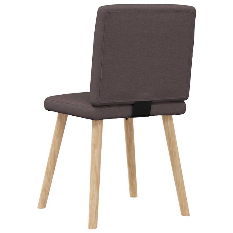 Casa si Gradina - Mobilier - Scaune si fotolii - Scaune - Scaune de bucatarie, 4 buc., maro inchis, material textil - Infinity.ro