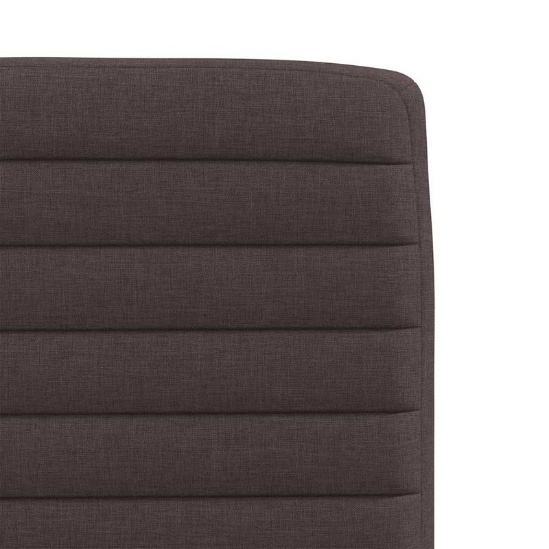 Casa si Gradina - Mobilier - Scaune si fotolii - Scaune - Scaune de bucatarie, 4 buc., maro inchis, material textil - Infinity.ro