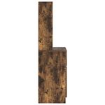 Casa si Gradina - Mobilier - Comode si corpuri - Noptiere - Noptiera stejar afumat 39x35x125 cm lemn de stratificat - Infinity.ro
