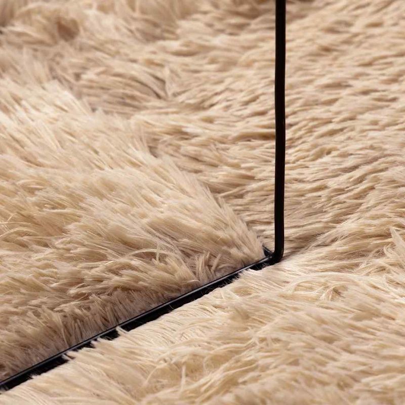 Casa si Gradina - Textile si covoare - Covoare - Covoare casa - Covor shaggy cu pom inalt, NAVARRA, bej, 240x240 cm, poliester, formă pătrat - Infinity.ro