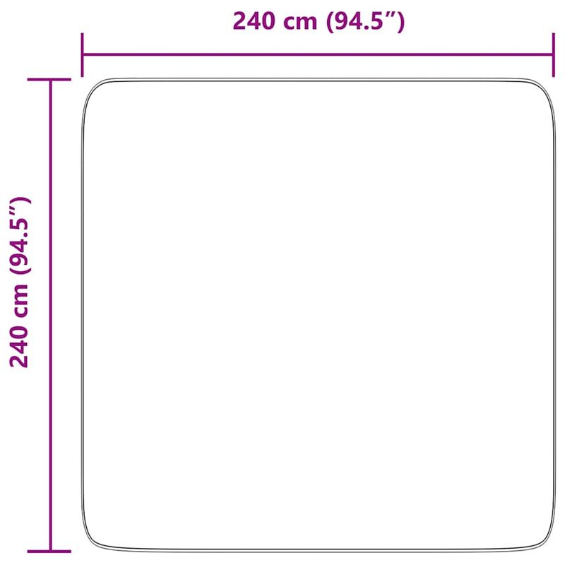Casa si Gradina - Textile si covoare - Covoare - Covoare casa - Covor shaggy cu pom inalt, NAVARRA, bej, 240x240 cm, poliester, formă pătrat - Infinity.ro