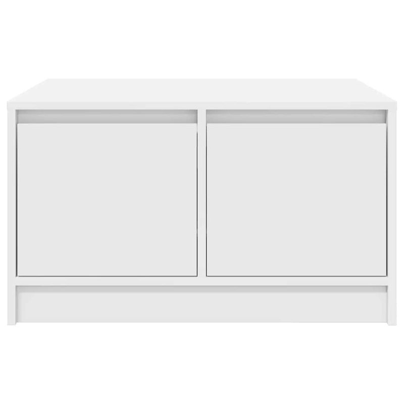 Casa si Gradina - Mobilier - Mese si birouri - Masute de cafea - Masuta de cafea cu sertare alb 70,5x70x40 cm - Infinity.ro
