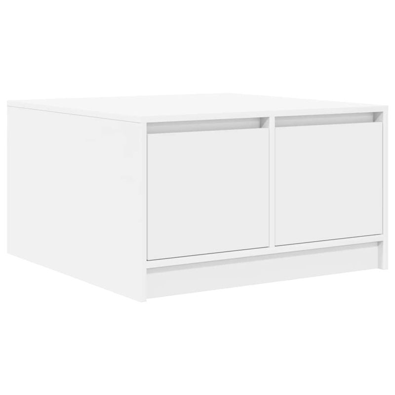 Casa si Gradina - Mobilier - Mese si birouri - Masute de cafea - Masuta de cafea cu sertare alb 70,5x70x40 cm - Infinity.ro