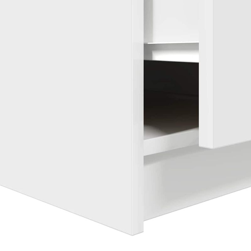 Casa si Gradina - Mobilier - Mese si birouri - Masute de cafea - Masuta de cafea cu sertare alb 70,5x70x40 cm - Infinity.ro