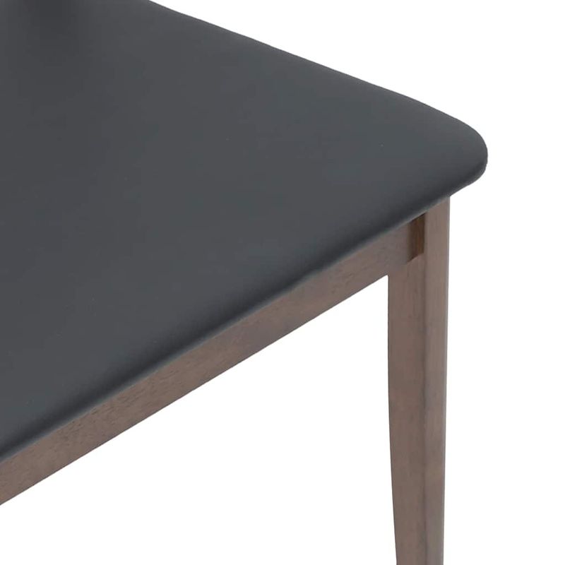 Casa si Gradina - Mobilier - Scaune si fotolii - Scaune - Scaune sufragerie cu perne 2 buc. cauciuc din lemn masiv maro - Infinity.ro