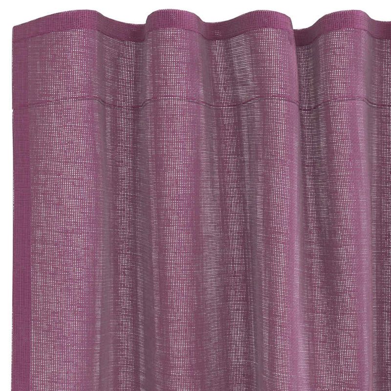 Casa si Gradina - Textile si covoare - Perdele si draperii - Perdele - Perdele Voile cu Bucle 2 buc Violet 140x175 cm - Infinity.ro