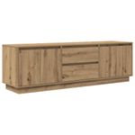 Casa si Gradina - Mobilier - Comode si corpuri - Comode - Dulap TV cu lumini LED Artisan Stejar 160,5x41x50 cm - Infinity.ro