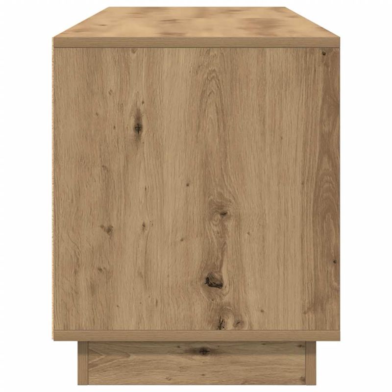 Casa si Gradina - Mobilier - Comode si corpuri - Comode - Dulap TV cu lumini LED Artisan Stejar 160,5x41x50 cm - Infinity.ro