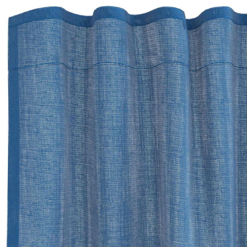 Casa si Gradina - Textile si covoare - Perdele si draperii - Perdele - Perdele Voile cu Bucle 2 buc Albastru Regal 140x140 cm - Infinity.ro