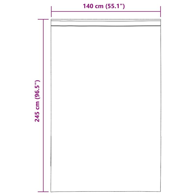 Casa si Gradina - Textile si covoare - Perdele si draperii - Perdele - Perdele din voile cu tabla 2 buc Negru, mărime 140x245 cm - Infinity.ro