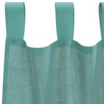 Casa si Gradina - Textile si covoare - Perdele si draperii - Perdele - Perdele Voile cu buzunare pentru bare 2 buc Turcoaz, mărime 140x225 cm - Infinity.ro