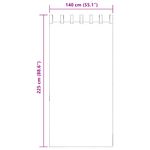 Casa si Gradina - Textile si covoare - Perdele si draperii - Perdele - Perdele Voile cu buzunare pentru bare 2 buc Turcoaz, mărime 140x225 cm - Infinity.ro