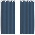 Casa si Gradina - Textile si covoare - Perdele si draperii - Perdele - Perdele Voile cu Oelii 2 buc albastru Regal, mărime 140x245 cm - Infinity.ro