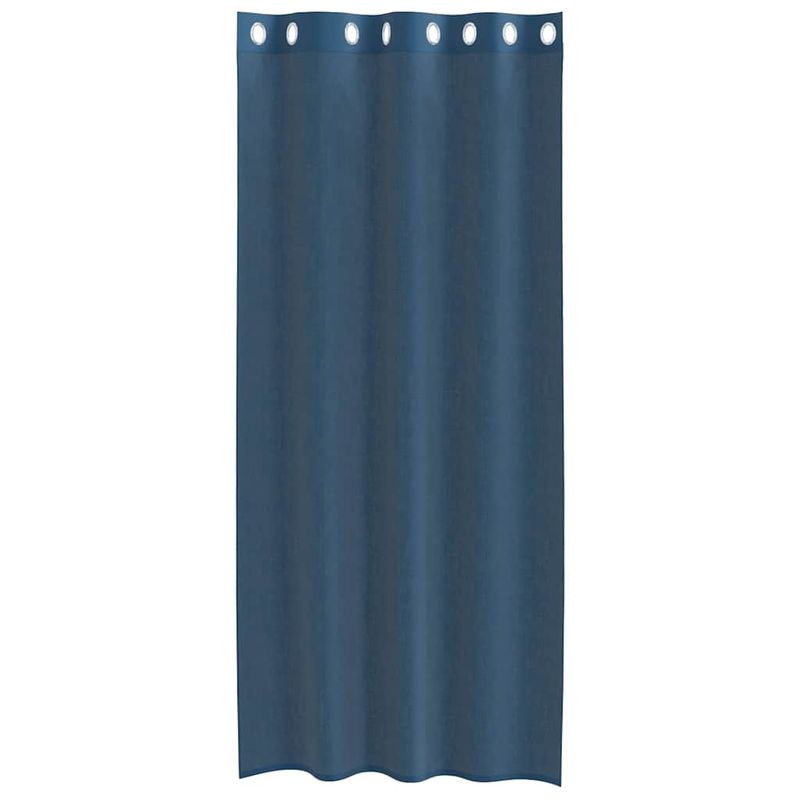 Casa si Gradina - Textile si covoare - Perdele si draperii - Perdele - Perdele Voile cu Oelii 2 buc albastru Regal, mărime 140x245 cm - Infinity.ro