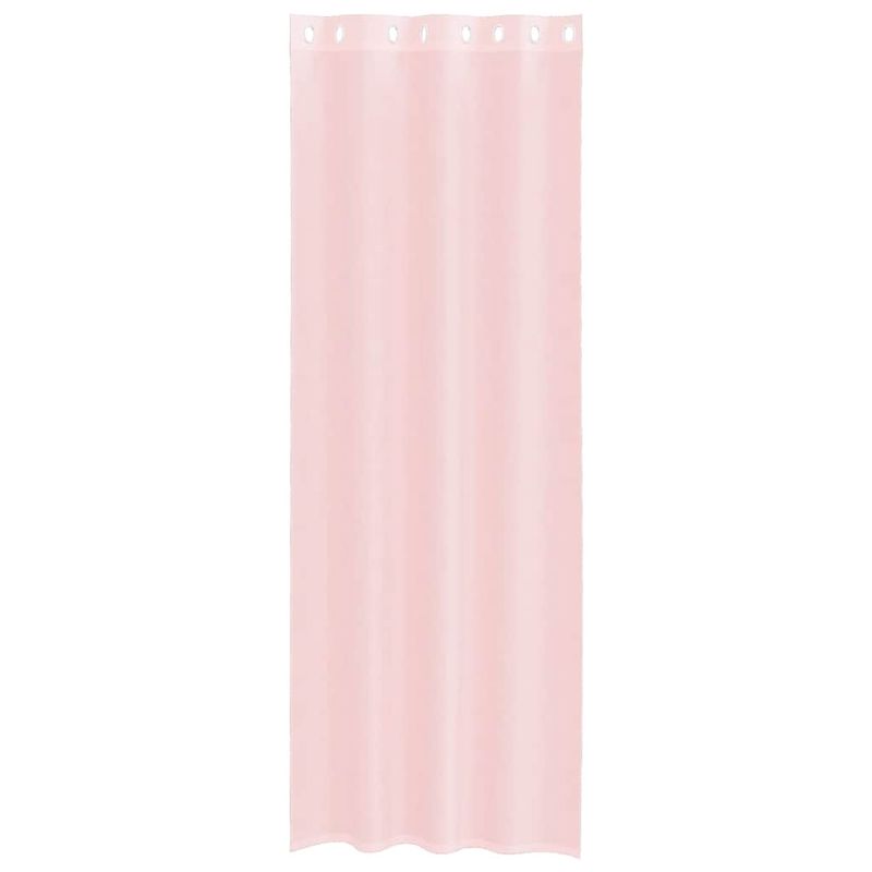 Casa si Gradina - Textile si covoare - Perdele si draperii - Perdele - Perdele Voile cu Oelii 2 buc Roz deschis 140x260 cm - Infinity.ro