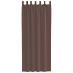 Casa si Gradina - Textile si covoare - Perdele si draperii - Perdele - Perdele Voile cu buzunare pentru bare 2 buc Maro, mărime 140x260 cm - Infinity.ro
