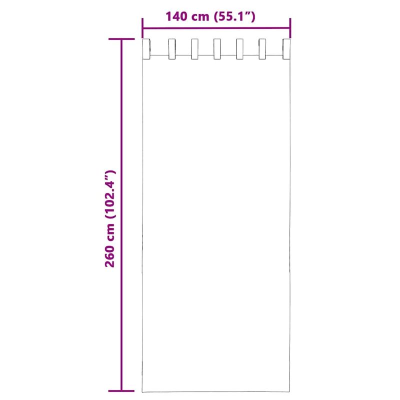 Casa si Gradina - Textile si covoare - Perdele si draperii - Perdele - Perdele Voile cu buzunare pentru bare 2 buc Maro, mărime 140x260 cm - Infinity.ro