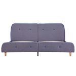 Casa si Gradina - Mobilier - Paturi si accesorii - Paturi - Cadru pat fara saltea tesatura gri deschis 150x200 cm - Infinity.ro
