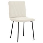 Casa si Gradina - Mobilier - Scaune si fotolii - Scaune - Scaune de bucatarie, 2 buc., crem, catifea - Infinity.ro
