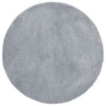 Casa si Gradina - Textile si covoare - Covoare - Covoare casa - Covor shaggy cu pom inalt, NAVARRA, gri argintiu, 100x100 cm - Infinity.ro