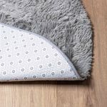 Casa si Gradina - Textile si covoare - Covoare - Covoare casa - Covor shaggy cu pom inalt, NAVARRA, gri argintiu, 100x100 cm - Infinity.ro