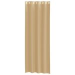 Casa si Gradina - Textile si covoare - Perdele si draperii - Perdele - Perdele Voile cu Oelii 2 buc nisip, mărime 140x260 cm - Infinity.ro
