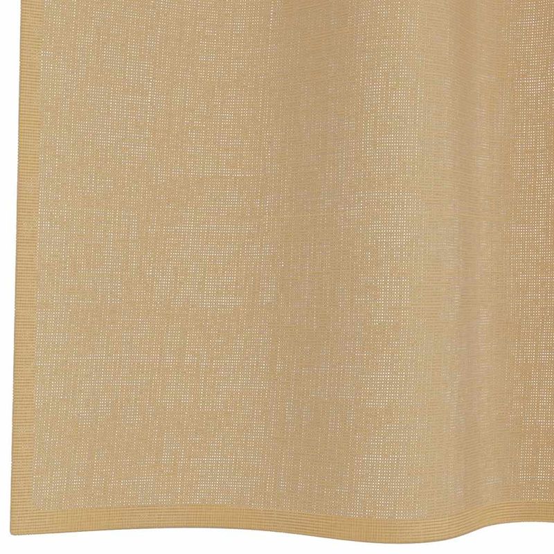 Casa si Gradina - Textile si covoare - Perdele si draperii - Perdele - Perdele Voile cu Oelii 2 buc nisip, mărime 140x260 cm - Infinity.ro