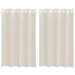 Casa si Gradina - Textile si covoare - Perdele si draperii - Perdele - Perdele Voile cu Oelii 2 buc Crem 140x175 cm - Infinity.ro