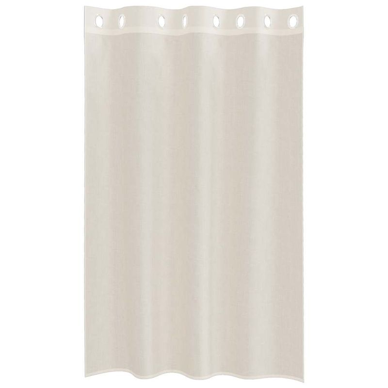 Casa si Gradina - Textile si covoare - Perdele si draperii - Perdele - Perdele Voile cu Oelii 2 buc Crem 140x175 cm - Infinity.ro