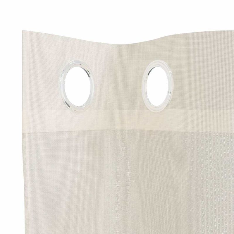 Casa si Gradina - Textile si covoare - Perdele si draperii - Perdele - Perdele Voile cu Oelii 2 buc Crem 140x175 cm - Infinity.ro