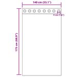 Casa si Gradina - Textile si covoare - Perdele si draperii - Perdele - Perdele Voile cu Oelii 2 buc Crem 140x175 cm - Infinity.ro