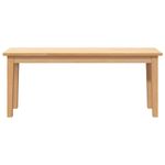 Casa si Gradina - Mobilier - Canapele si coltare - Banchete - Banca 110 cm din lemn masiv cauciuc, natural - Infinity.ro