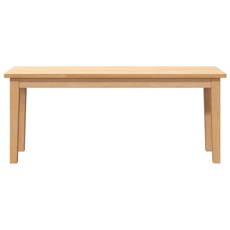 Casa si Gradina - Mobilier - Canapele si coltare - Banchete - Banca 110 cm din lemn masiv cauciuc, natural - Infinity.ro