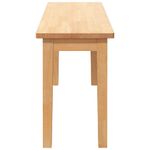Casa si Gradina - Mobilier - Canapele si coltare - Banchete - Banca 110 cm din lemn masiv cauciuc, natural - Infinity.ro