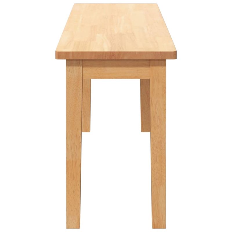 Casa si Gradina - Mobilier - Canapele si coltare - Banchete - Banca 110 cm din lemn masiv cauciuc, natural - Infinity.ro