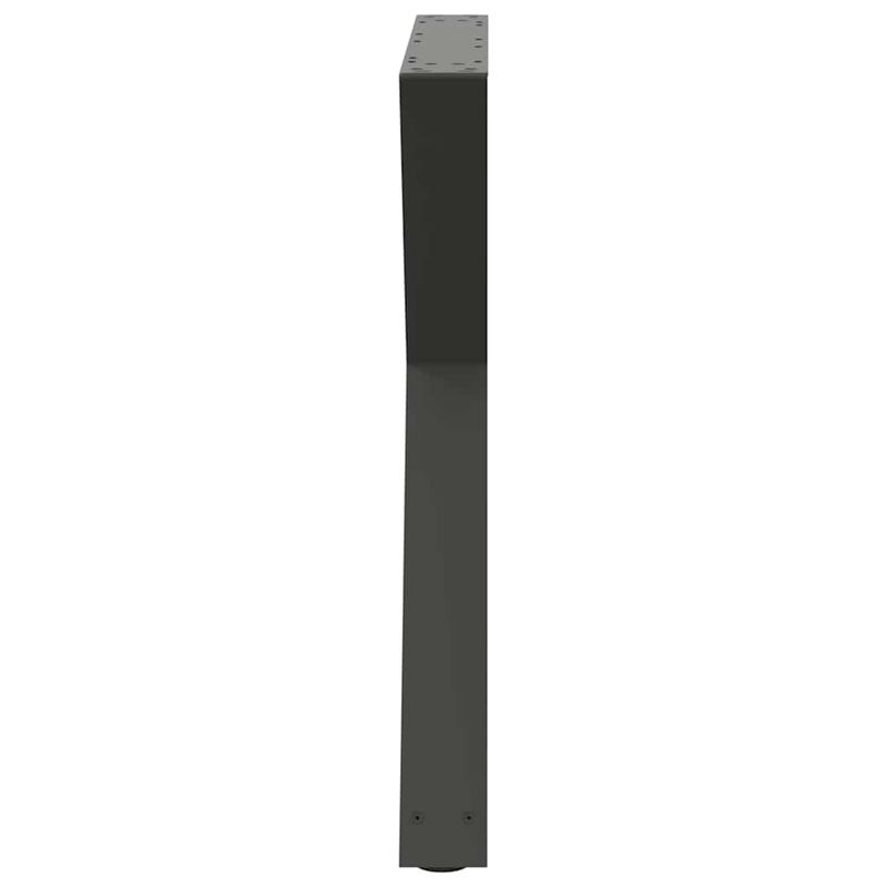 Casa si Gradina - Mobilier - Feronerie si accesorii mobila - Picioare pentru masa 2 buc Antracit 70x(72-73,3) cm Otel - Infinity.ro
