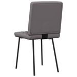Casa si Gradina - Mobilier - Scaune si fotolii - Scaune - Scaune de bucatarie, 2 buc., gri, piele ecologica - Infinity.ro