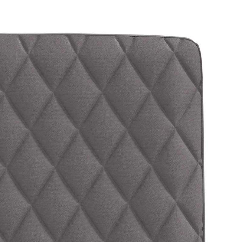Casa si Gradina - Mobilier - Scaune si fotolii - Scaune - Scaune de bucatarie, 2 buc., gri, piele ecologica - Infinity.ro