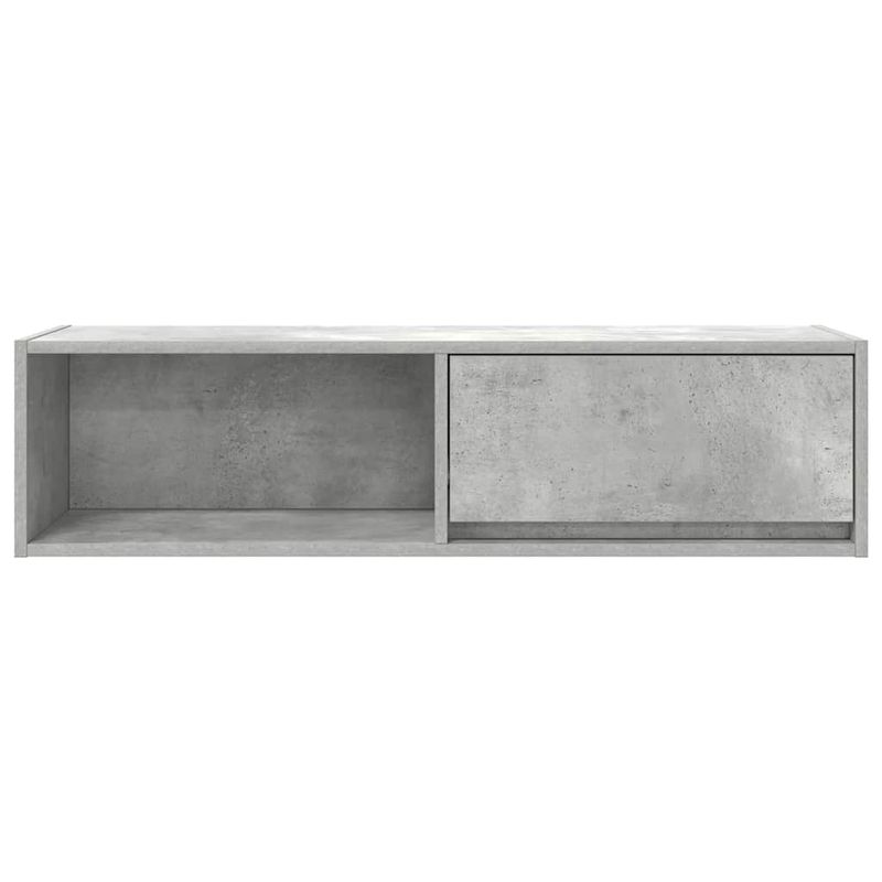 Casa si Gradina - Mobilier - Comode si corpuri - Comode - Comoda TV, gri beton, 100x31x25,5 cm, lemn prelucrat - Infinity.ro