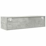 Casa si Gradina - Mobilier - Comode si corpuri - Comode - Comoda TV, gri beton, 100x31x25,5 cm, lemn prelucrat - Infinity.ro