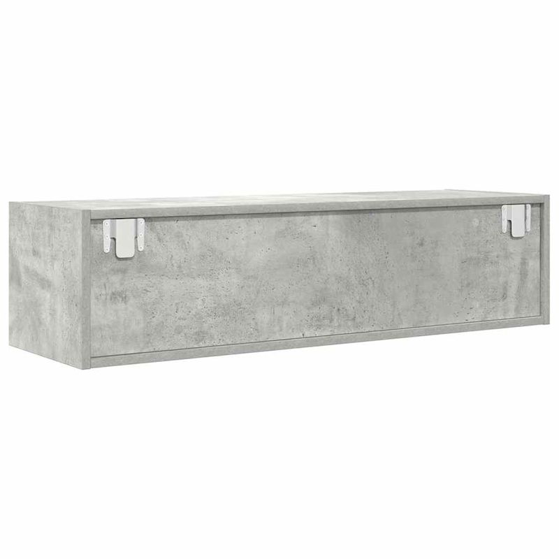Casa si Gradina - Mobilier - Comode si corpuri - Comode - Comoda TV, gri beton, 100x31x25,5 cm, lemn prelucrat - Infinity.ro
