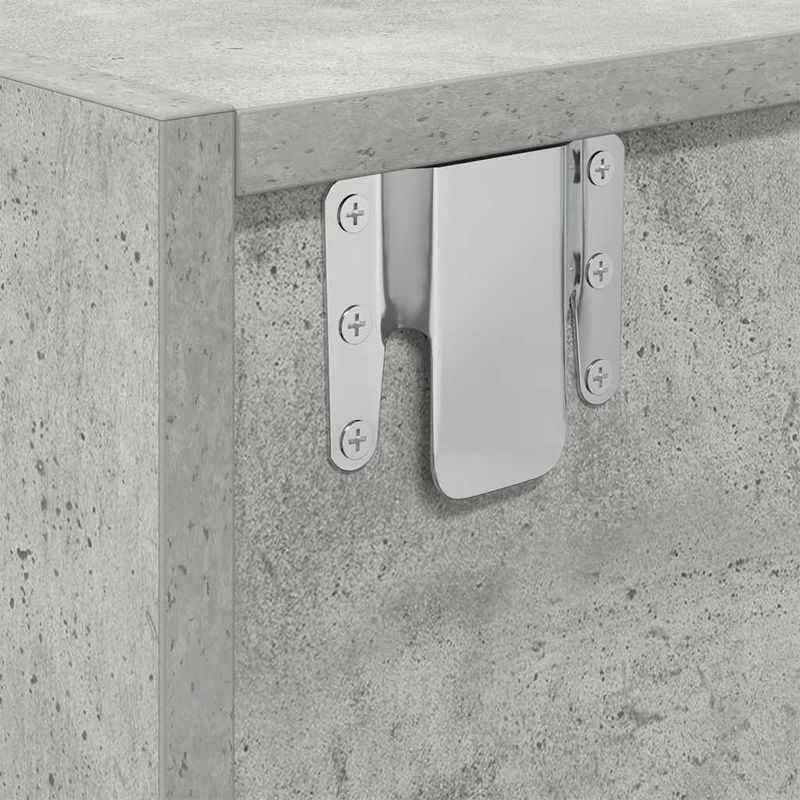 Casa si Gradina - Mobilier - Comode si corpuri - Comode - Comoda TV, gri beton, 100x31x25,5 cm, lemn prelucrat - Infinity.ro