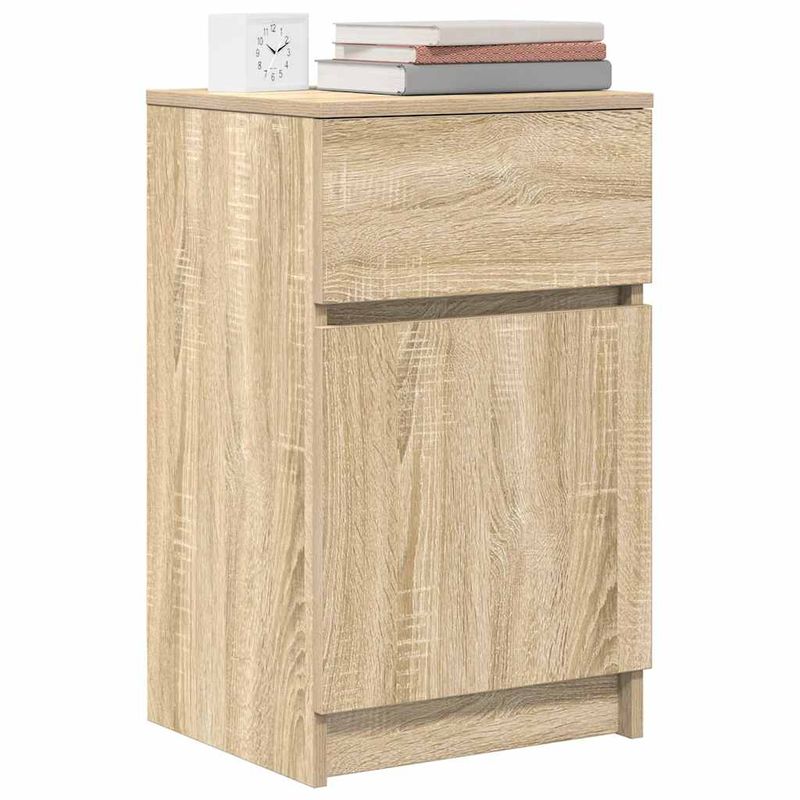 Casa si Gradina - Mobilier - Comode si corpuri - Noptiere - Noptiera, stejar sonoma, 39x35x65 cm, lemn compozit - Infinity.ro