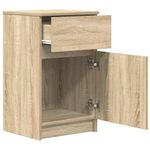 Casa si Gradina - Mobilier - Comode si corpuri - Noptiere - Noptiera, stejar sonoma, 39x35x65 cm, lemn compozit - Infinity.ro