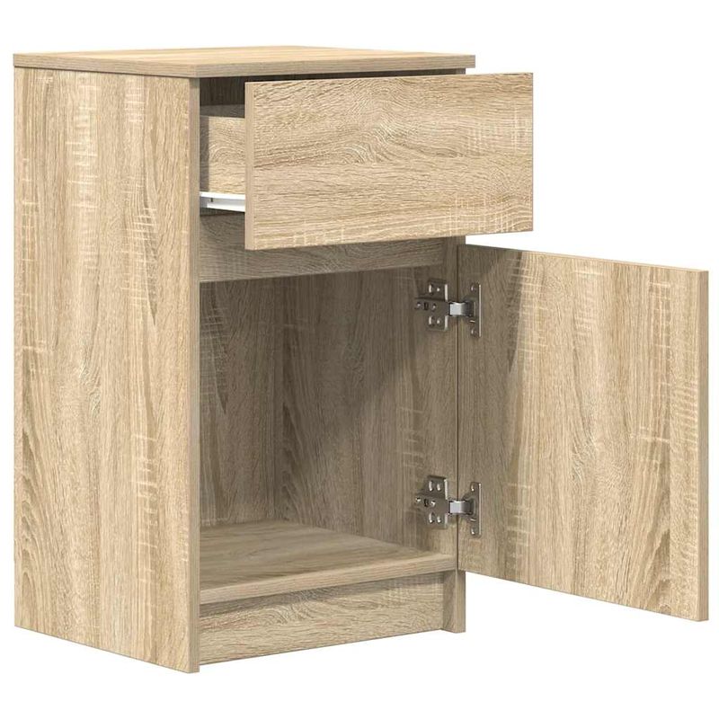 Casa si Gradina - Mobilier - Comode si corpuri - Noptiere - Noptiera, stejar sonoma, 39x35x65 cm, lemn compozit - Infinity.ro
