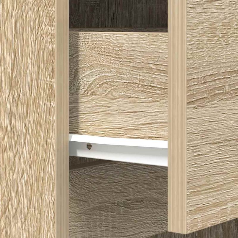 Casa si Gradina - Mobilier - Comode si corpuri - Noptiere - Noptiera, stejar sonoma, 39x35x65 cm, lemn compozit - Infinity.ro