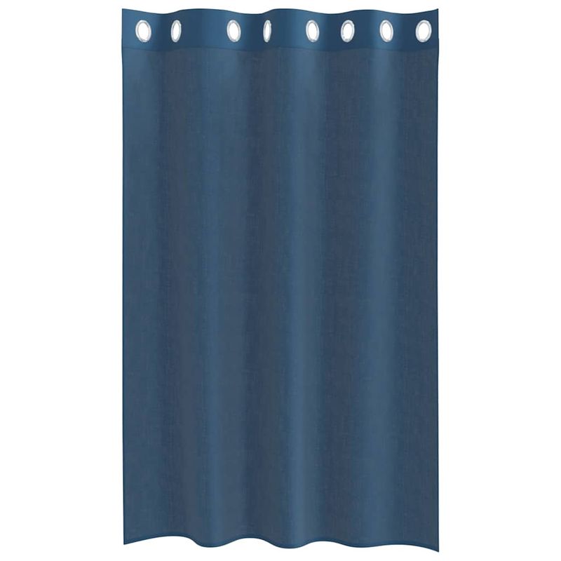 Casa si Gradina - Textile si covoare - Perdele si draperii - Perdele - Perdele Voile cu Oelii 2 buc albastru Regal, mărime 140x175 cm - Infinity.ro