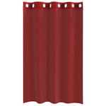 Casa si Gradina - Textile si covoare - Perdele si draperii - Perdele - Perdele Voile cu Oelii 2 buc rosu vin, mărime 140x175 cm - Infinity.ro