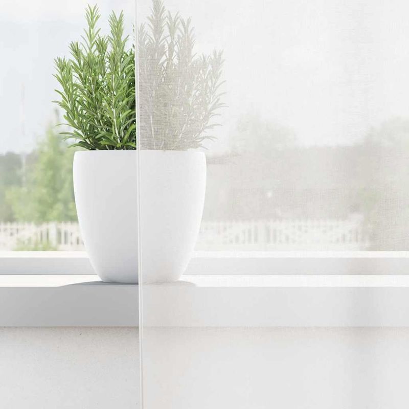 Casa si Gradina - Textile si covoare - Perdele si draperii - Perdele - Perdele Voile cu buzunare pentru bare 2 buc Alb, mărime 140x245 cm - Infinity.ro